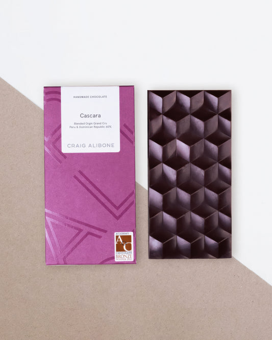 Chocolate Bar – Dark Chocolate Bar with Cascara