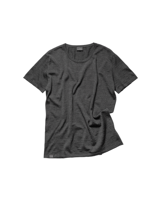 Classic Merino Wool T-Shirt – Dark Grey