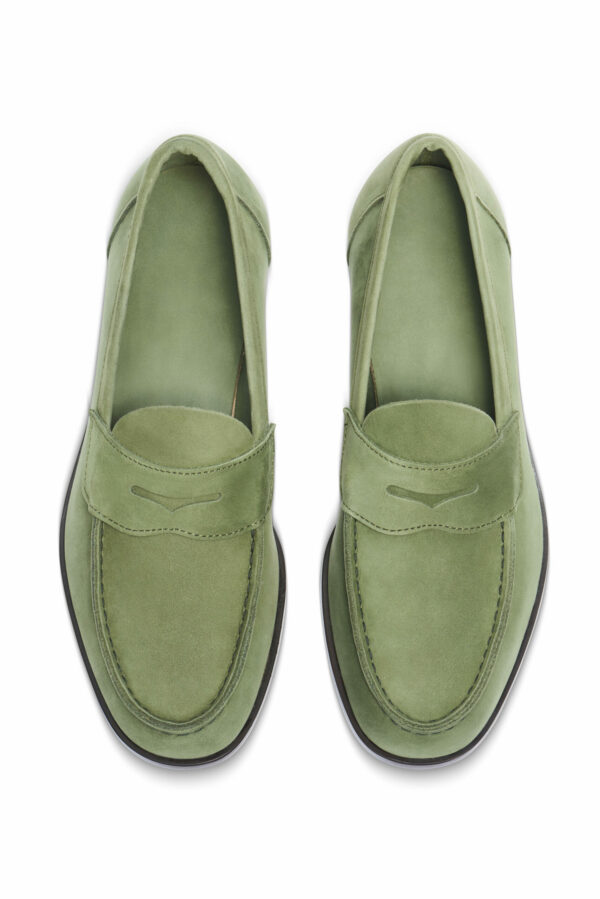 loafers aurlands sko grønn skinn
