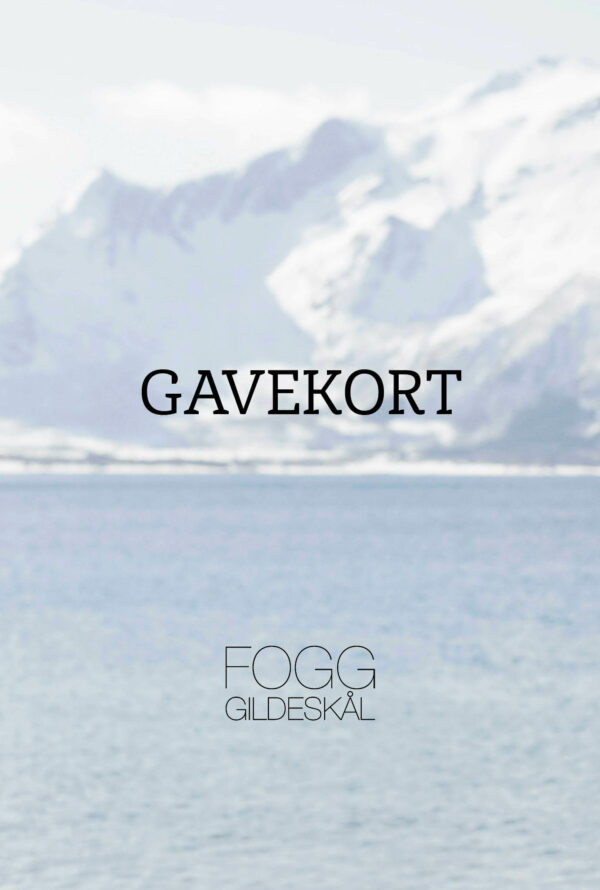 FOGG gavekort norsk design