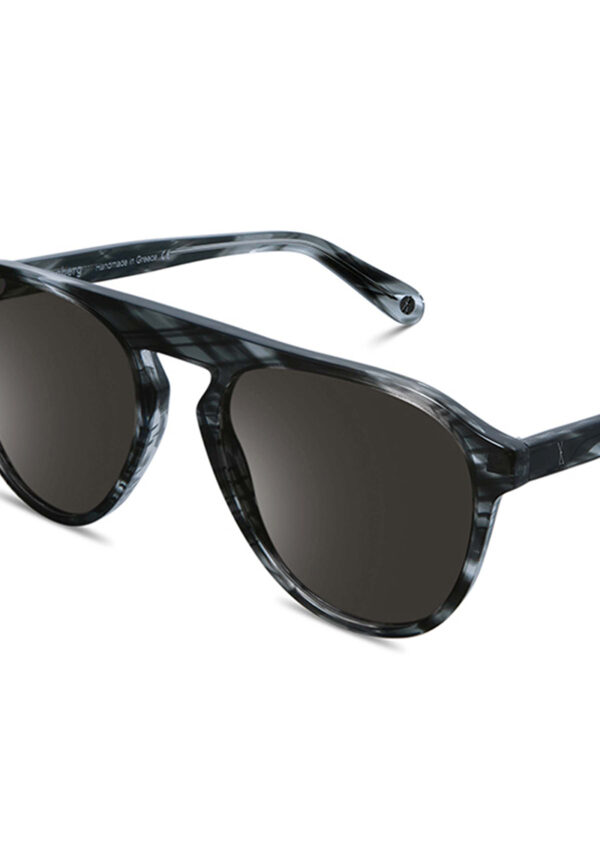 solbrille pilotbrille grå akenberg