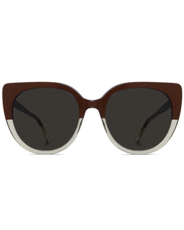 solbrille katteøyne brun akenberg