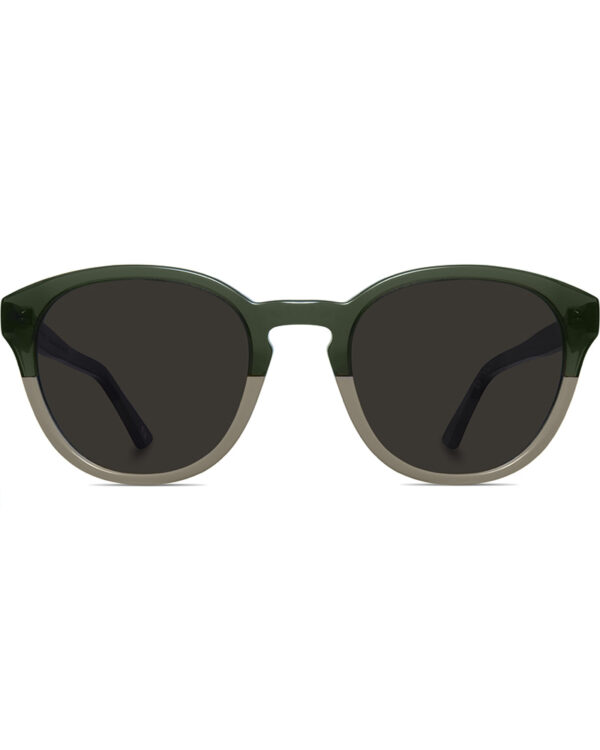 solbrille akenberg bærekraftig grønn grå